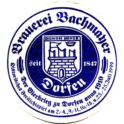 dorfen ed-by bachmayer rund 2a (215-der bierkrug zu dorfen-blau)